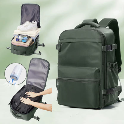 Vacuum Backpack Travel Bag for Men Large Capacity Backpack Business Laptop Backpack Women Men Expandable Backpack School Bag